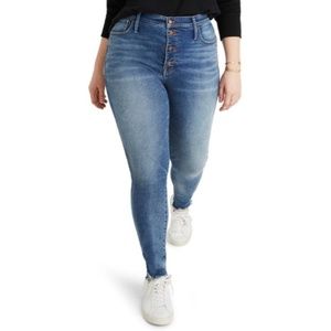 NWT Madewell 10” High Rise Skinny Jean 33